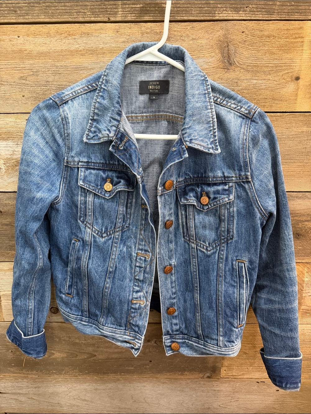 J. Crew Light Blue Washed Denim Jacket